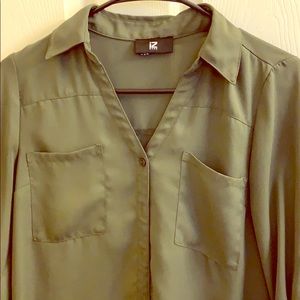 Button down green shirt